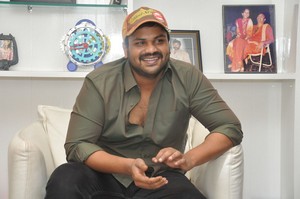 Manoj Interview Stills at Attack Movie